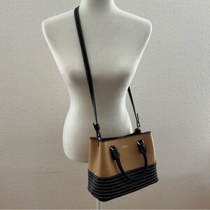 Lauren Ralph Lauren Two-Tone Crossbody Bag